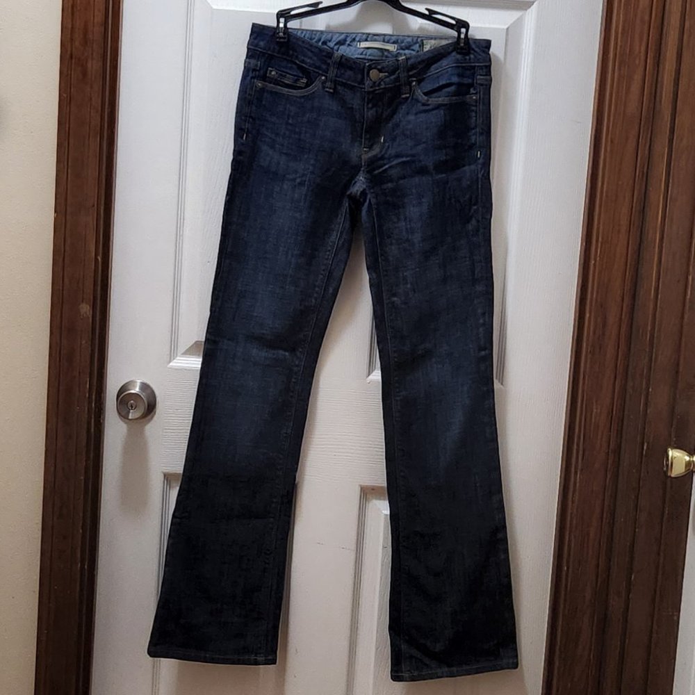 Gap dark blue women's jeans, size regular 2R curvy, stretch, EUC Y2K